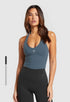 GS | Halter Neck Cami with Shelf - Titanium Blue